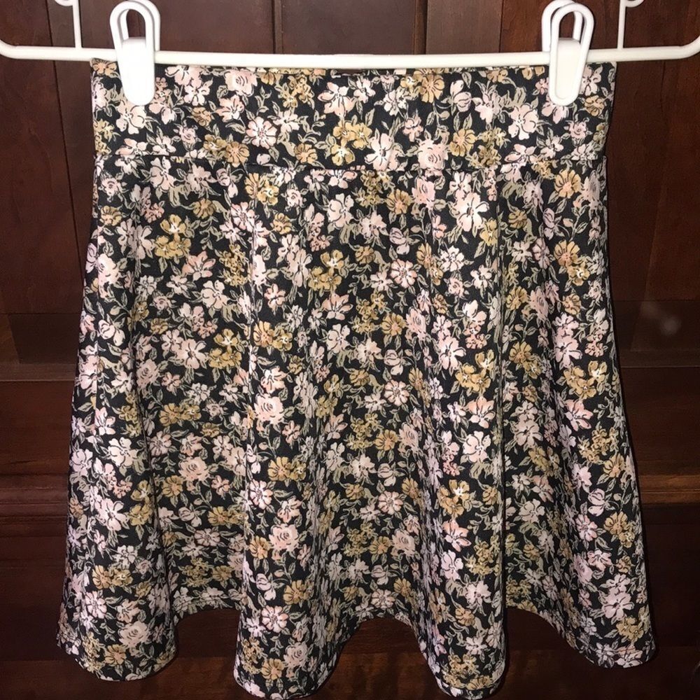 Floral Skater Skirt 